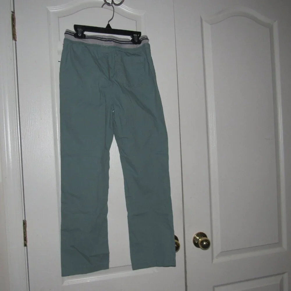NWT OSHKOSH B’GOSH Boy’s Green Stretch Pull-On Pants Size 12